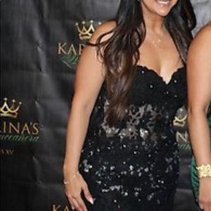 Jovani Black Short Dress